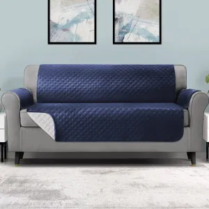 100% Water Resistant 4 Seater Sofa Cover, Navy - Artiss