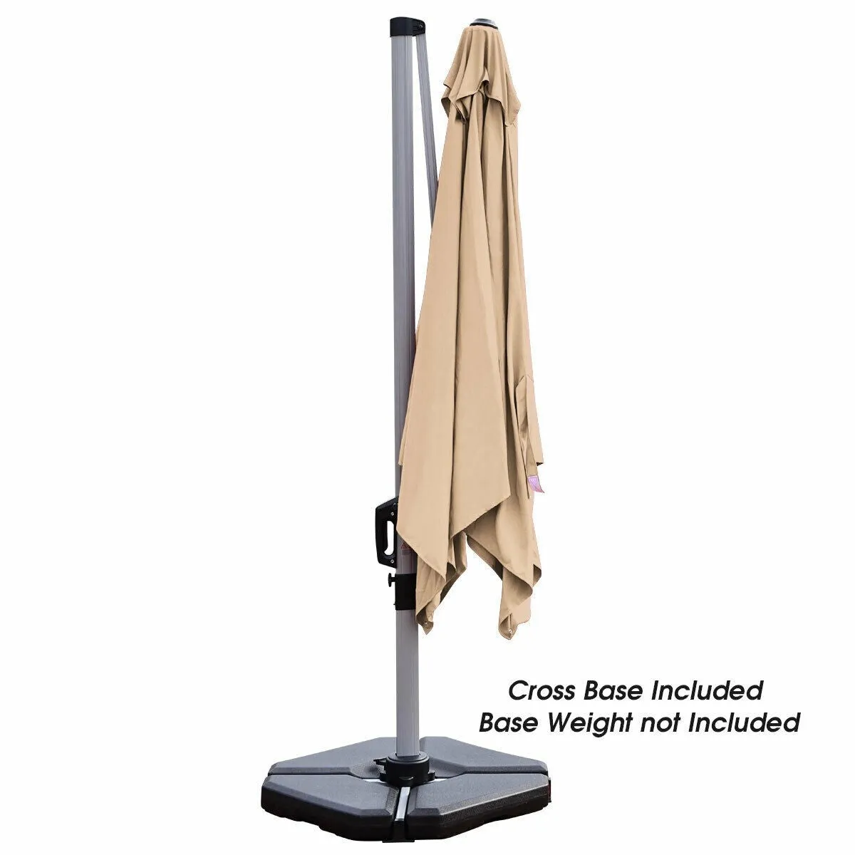 10ft Square Patio Umbrella - Beige