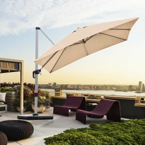 10ft Square Patio Umbrella - Beige