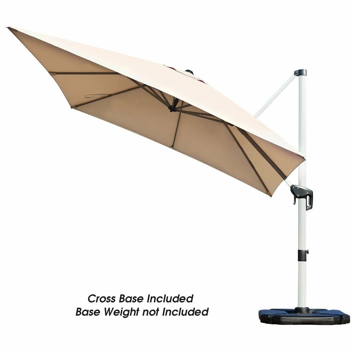 10ft Square Patio Umbrella - Beige