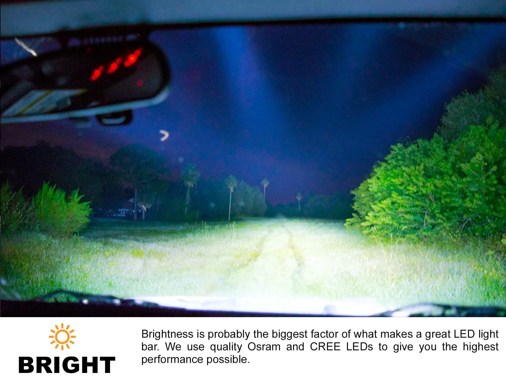 2 Inch Fog Lights Flood or Spot Pod: Black Oak LED Pro Series 3.0: 40W CREE XM-L2