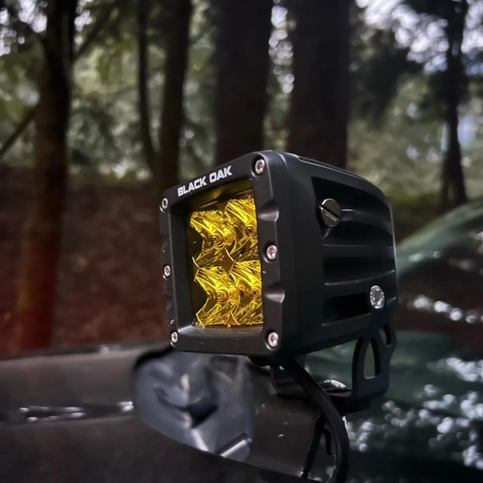 2 Inch Fog Lights Flood or Spot Pod: Black Oak LED Pro Series 3.0: 40W CREE XM-L2