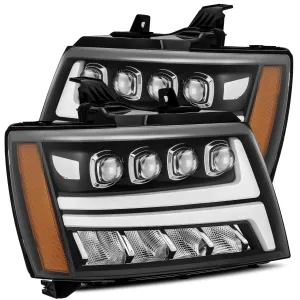 2007-2014 Chevrolet Tahoe/Suburban/2007-2013 Avalanche NOVA-Series LED Projector Headlights Black Alpha-Rex 880288