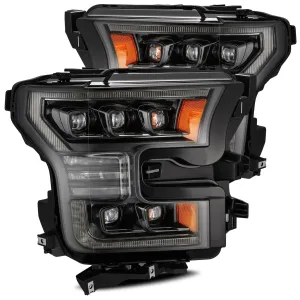 2015-2017 Ford F150 / 2017-20 F150 Raptor NOVA-Series LED Projector Headlights Alpha-Black Alpha-Rex 880163