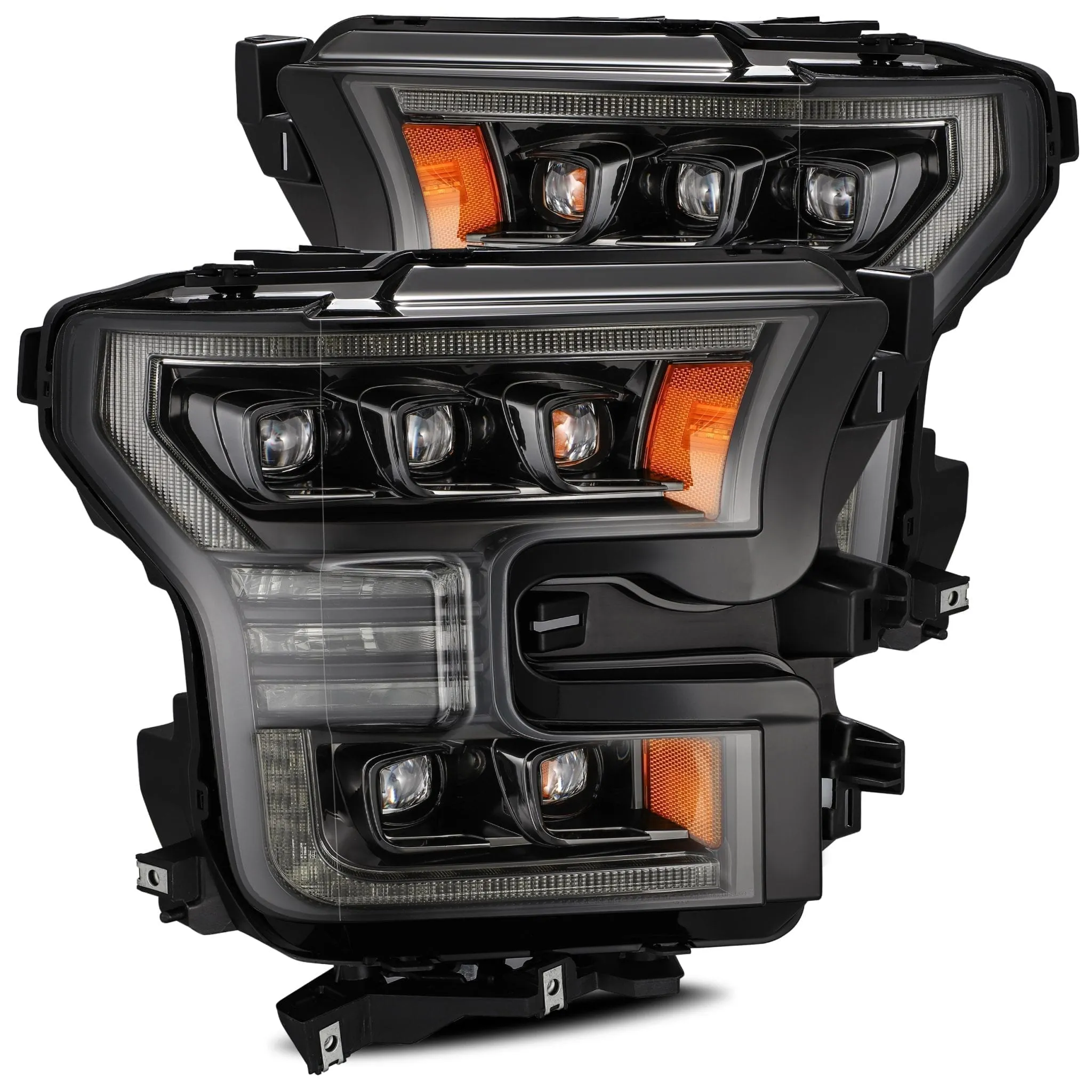 2015-2017 Ford F150 / 2017-20 F150 Raptor NOVA-Series LED Projector Headlights Alpha-Black Alpha-Rex 880163