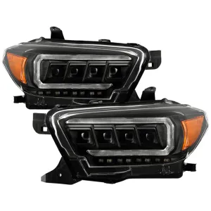 2016-2023 Toyota Tacoma | Multi-Beam High-Power LED Module | Sequential LED Turn Signal - DRL Crystal Light Bar Parking Light
