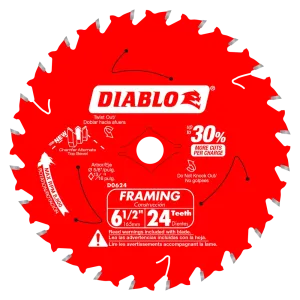 6-1/2" 24 Tooth Framing Saw Blade