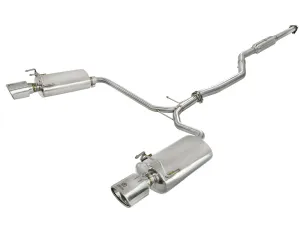 aFe Exhaust Honda Accord Coupe (2013-2017) 2.5" to Dual 1.75" Takeda Series in 304 Stainless Steel w/ Dual Tips