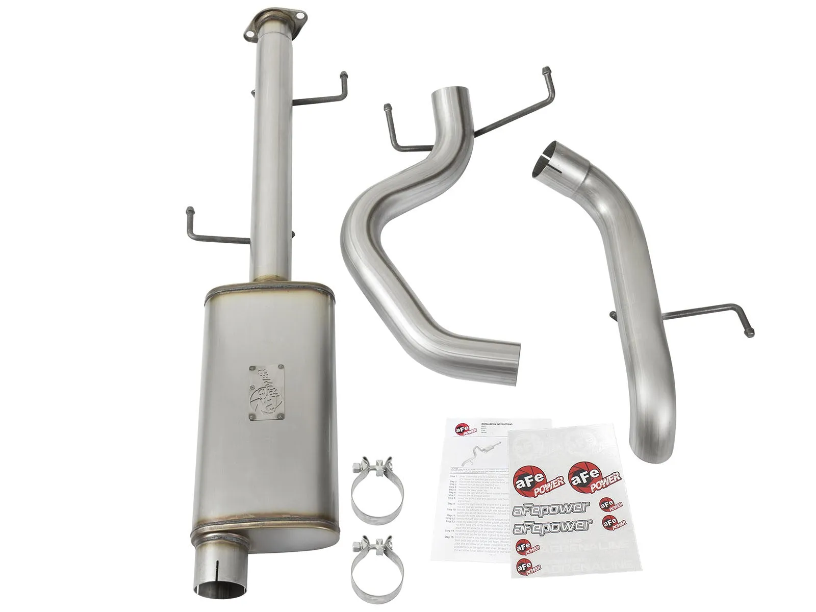aFe Exhaust Toyota FJ Cruiser (2007-2017) 3" Mach Force-Xp Series in 409 Stainless Steel w/ No Tip