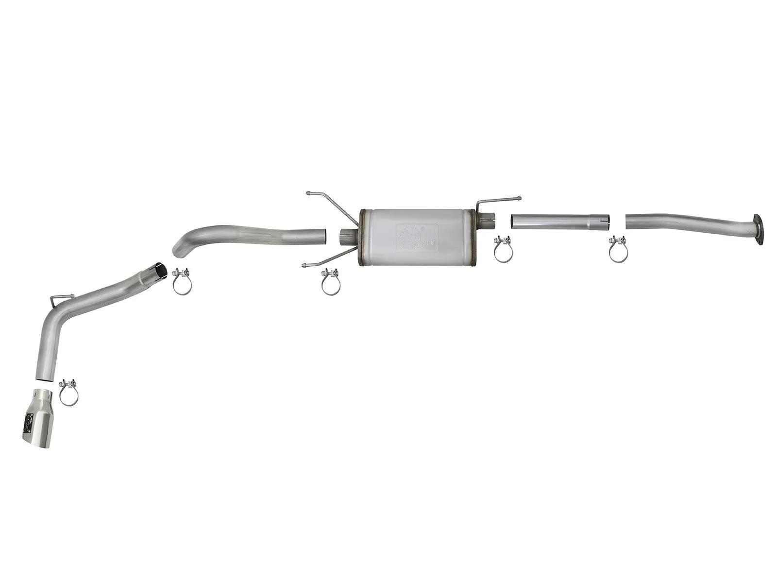 aFe Exhaust Toyota Tacoma (2016-2023) 2.5" to 3" Mach Force-XP Catback w/ Single Tip