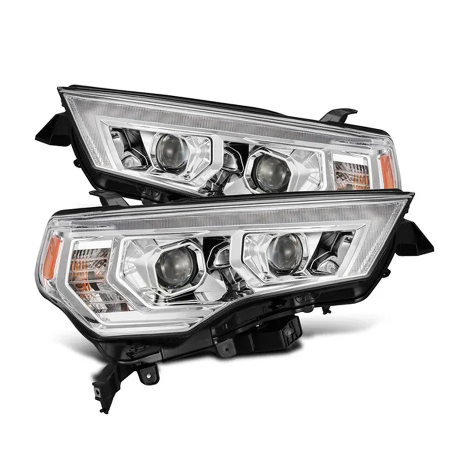 AlphaRex MK II PRO-Series Halogen Projector Headlights Chrome | 2020-2014 Toyota 4Runner