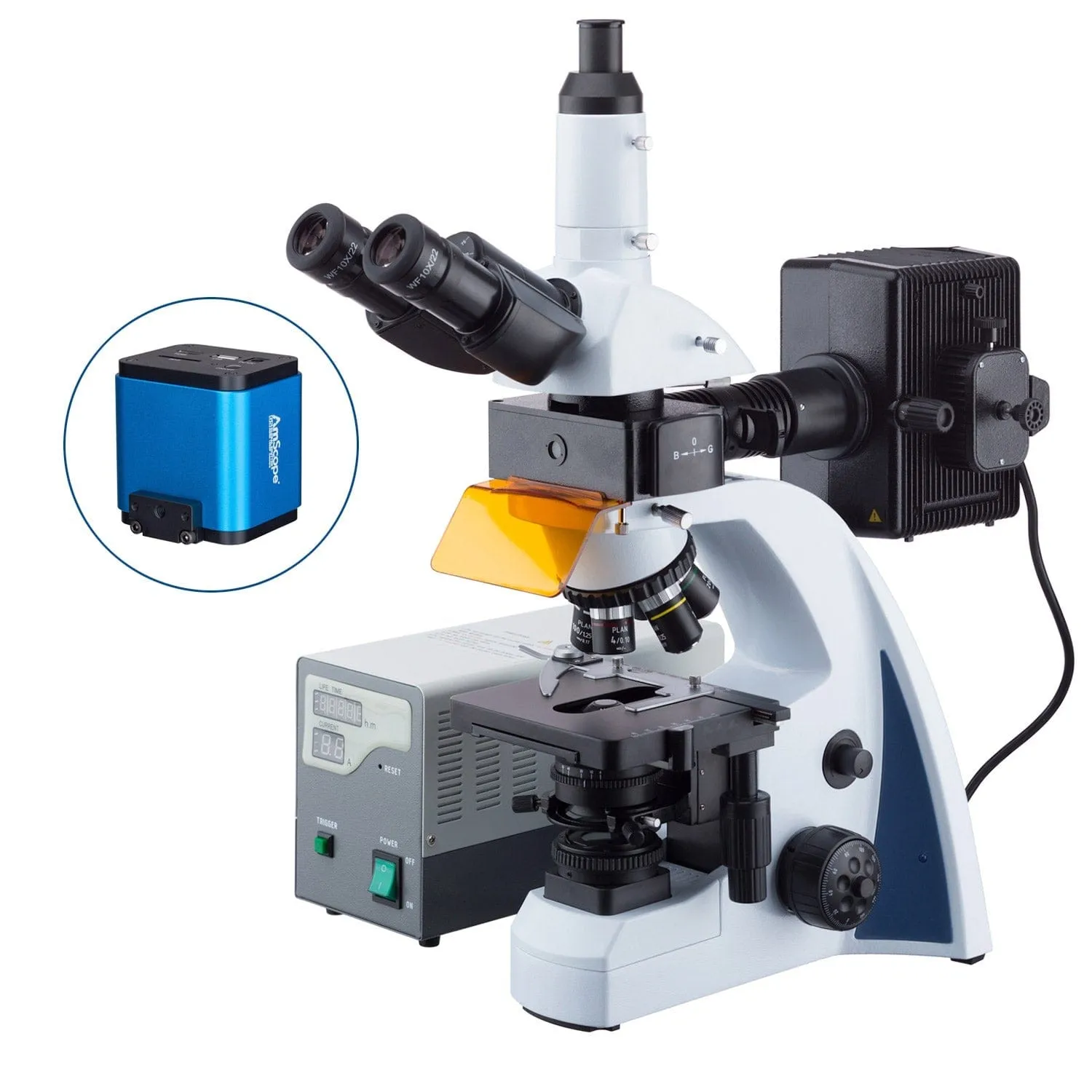 AmScope T670 Series Trinocular Compound Microscope with Koehler LED