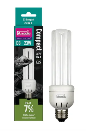 Arcadia D3  Compact Bulb 23 watt