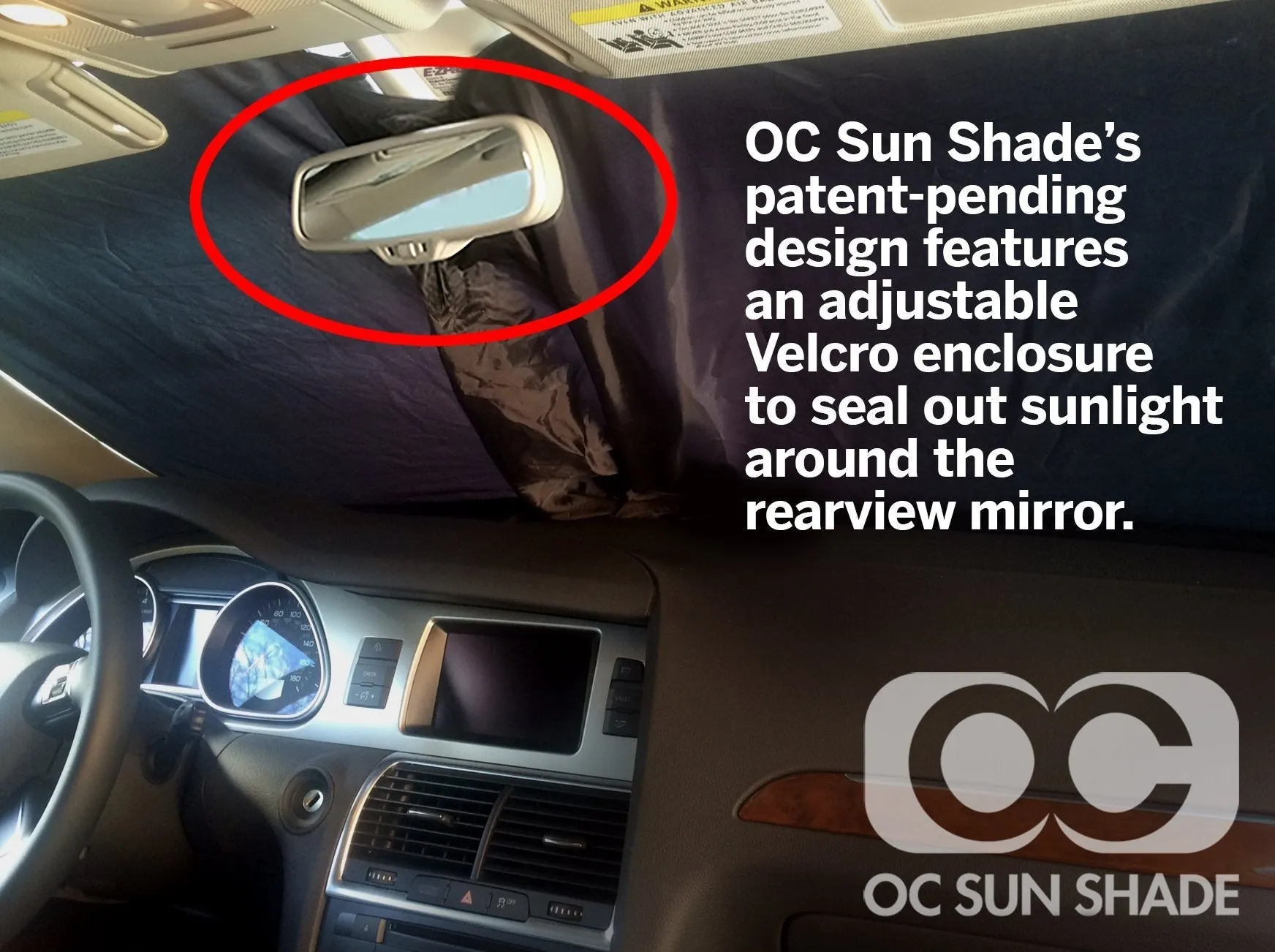 Audi A4 Allroad 2018 - 2024 Heat and UV Sun Shade by OC Sun Shade