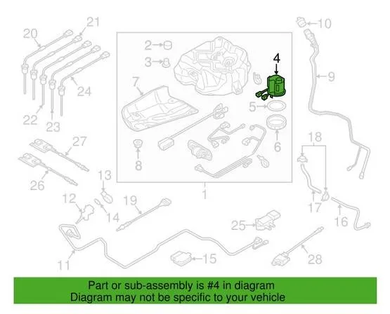 Audi Diesel Exhaust Fluid (DEF) Pump 8R0131969G – Genuine VW/Audi