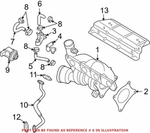 Audi Vacuum Line 06F145718R – Genuine VW/Audi