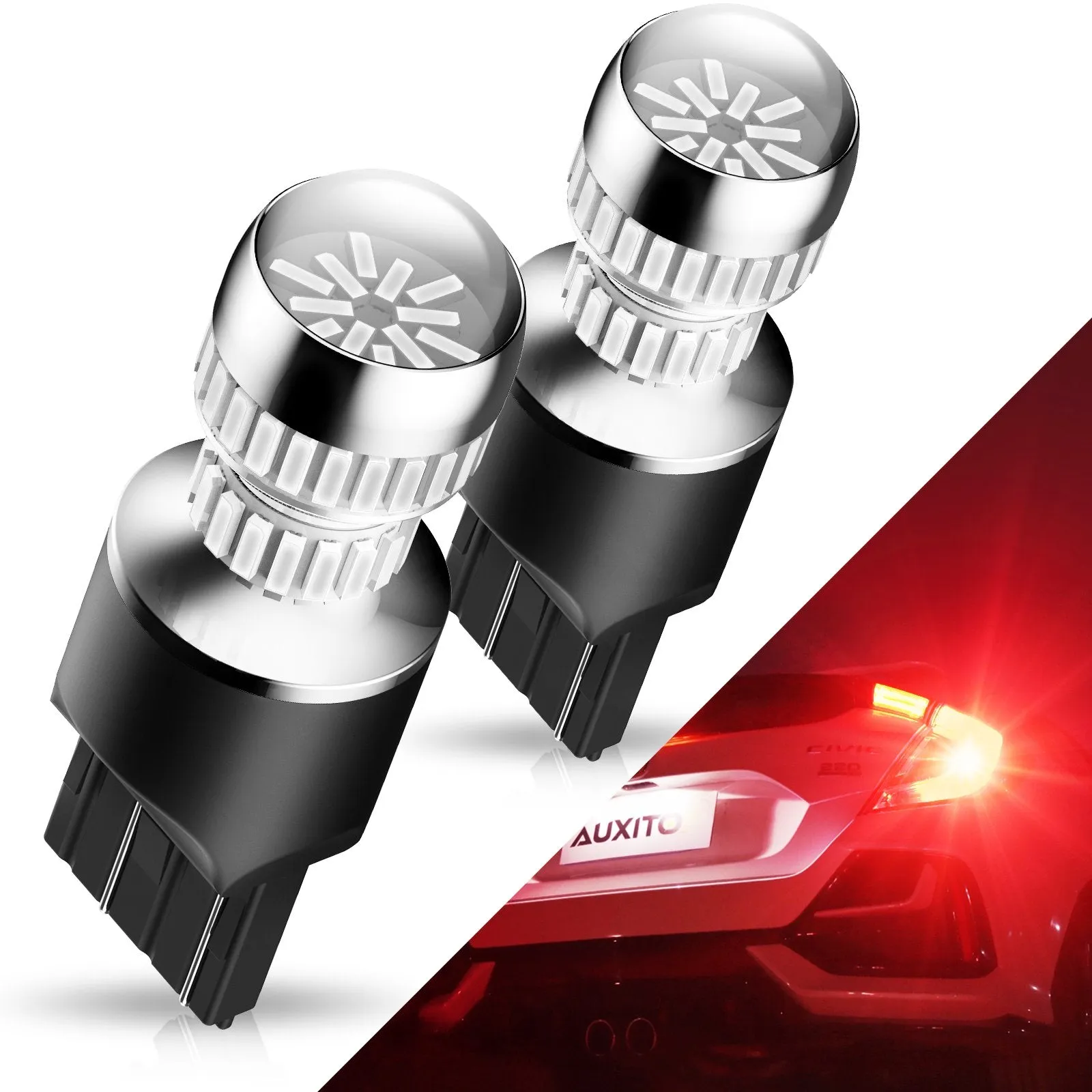 AUXITO 2600 Lumens 7443 LED Bulb T20 7440 7441 7444 LED Light Bulb for Backup Reverse Light