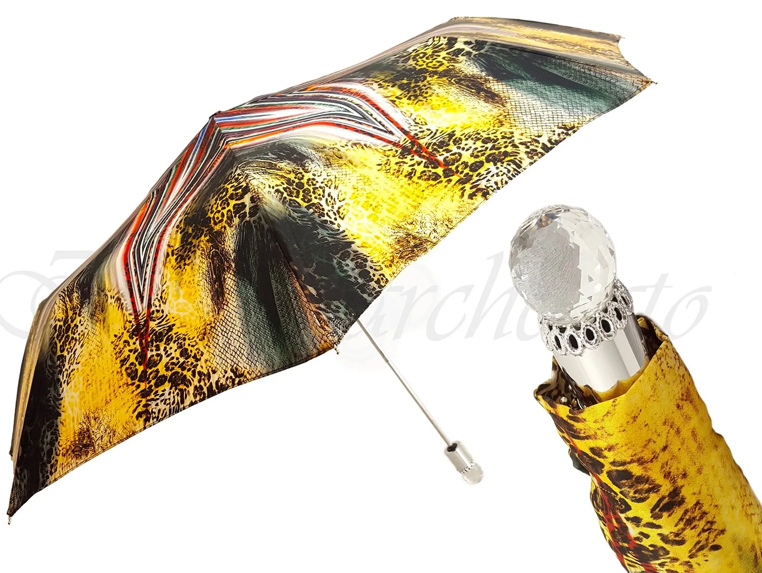 Awesome Women's Folding Umbrella, Amazing New Animalier Abstract Design