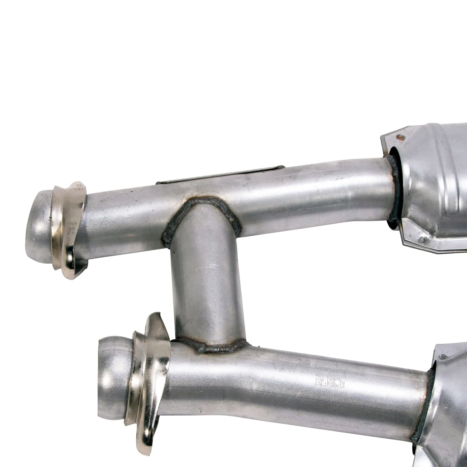 BBK Performance Parts 1521 1986-1993 MUSTANG 5.0 2.5 FULL HIGH FLOW H PIPE W/CONVERTERS