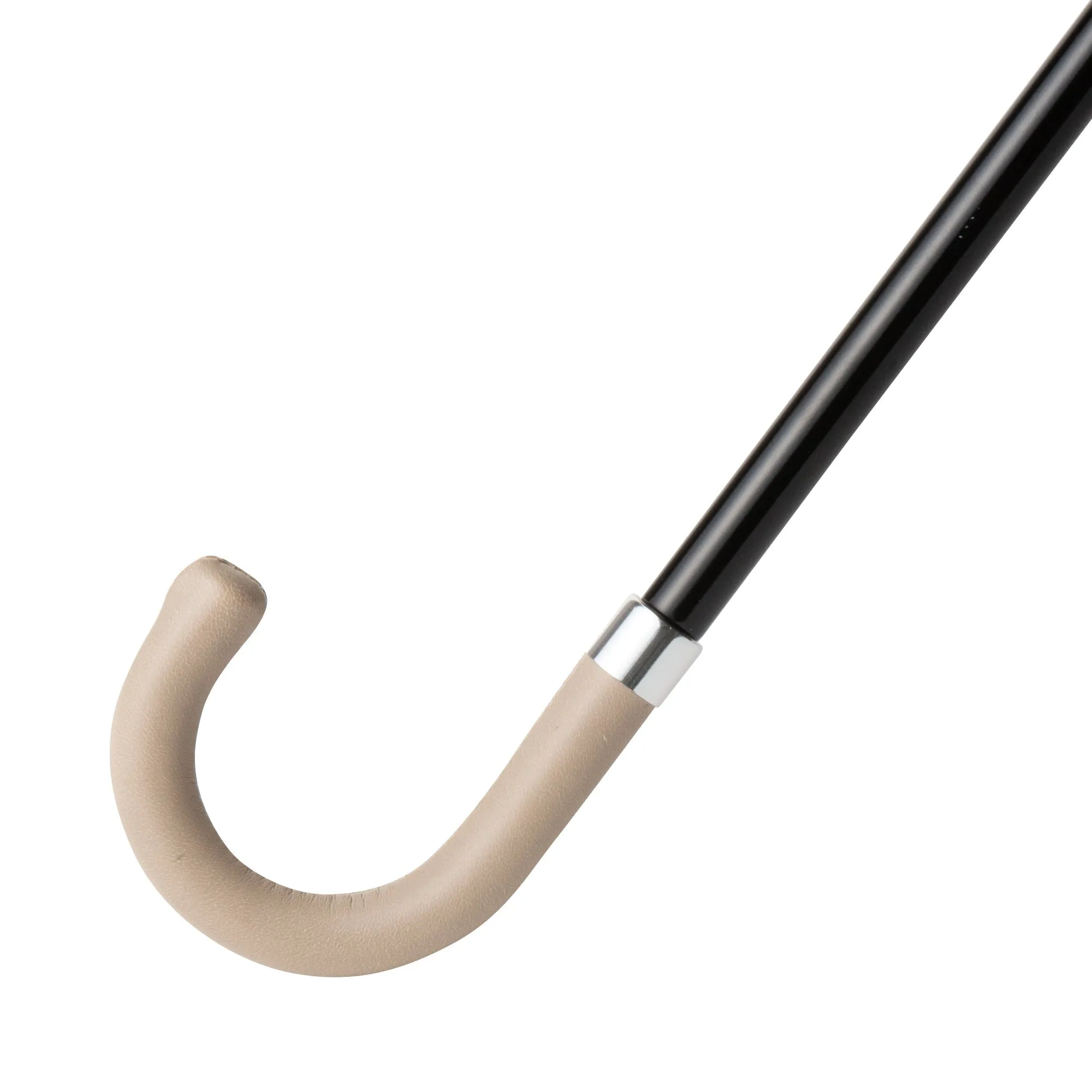 Bicolor Piping Compact Umbrella White