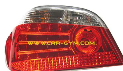 BMW E60 5-Series 04-08 Red & Clear LED Taillight