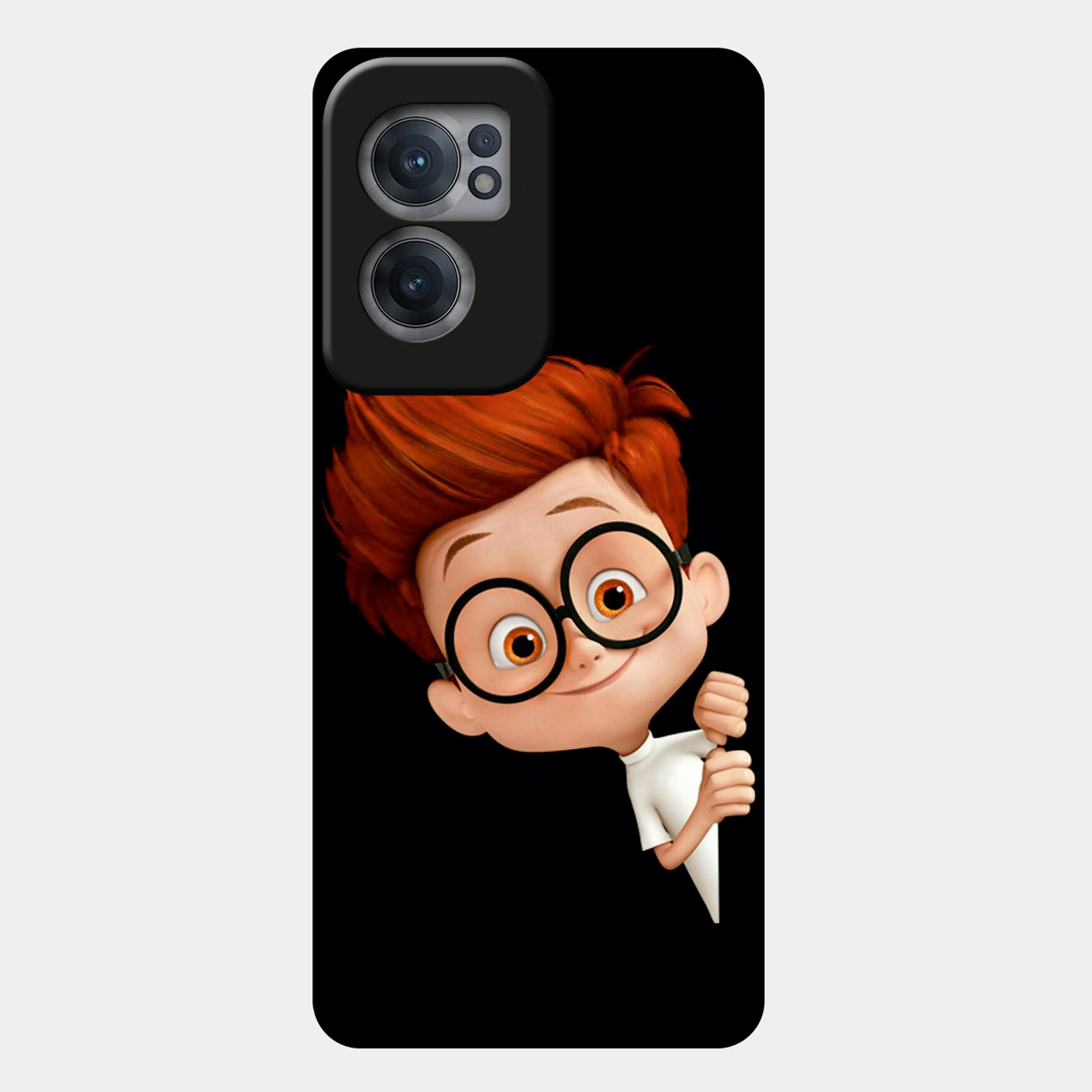 Cartoon Boy Glossy Metal Case Cover For OnePlus