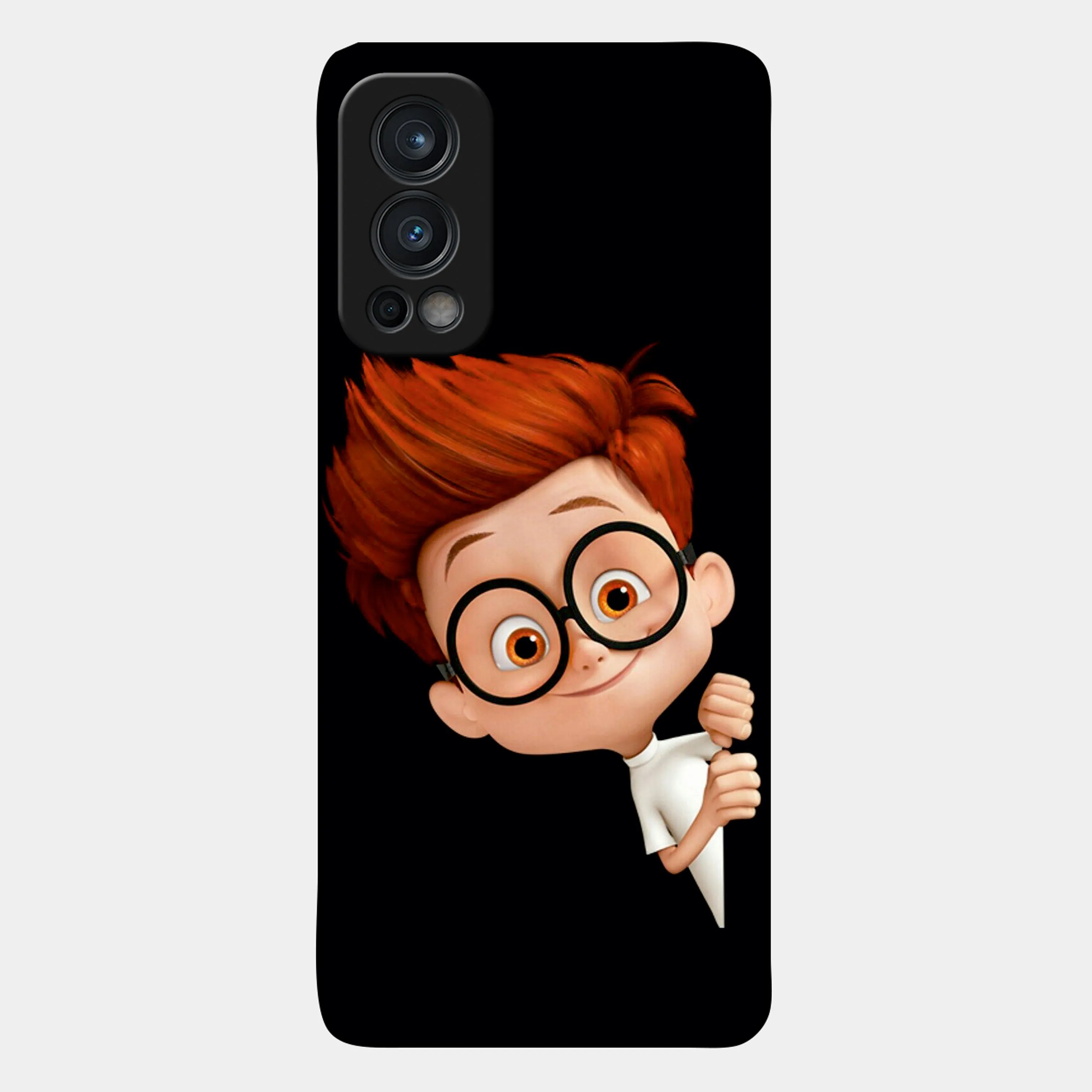 Cartoon Boy Glossy Metal Case Cover For OnePlus