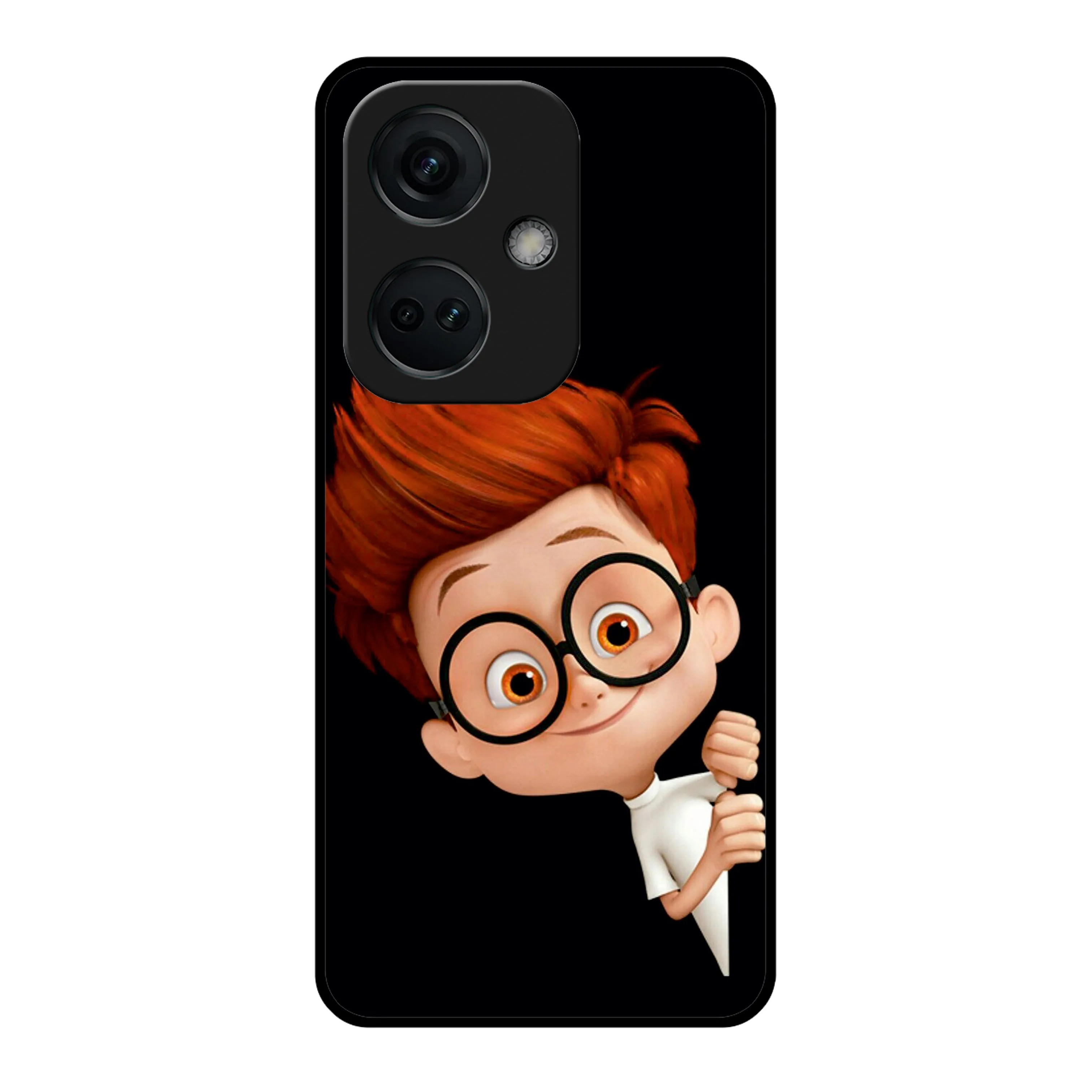 Cartoon Boy Glossy Metal Case Cover For OnePlus