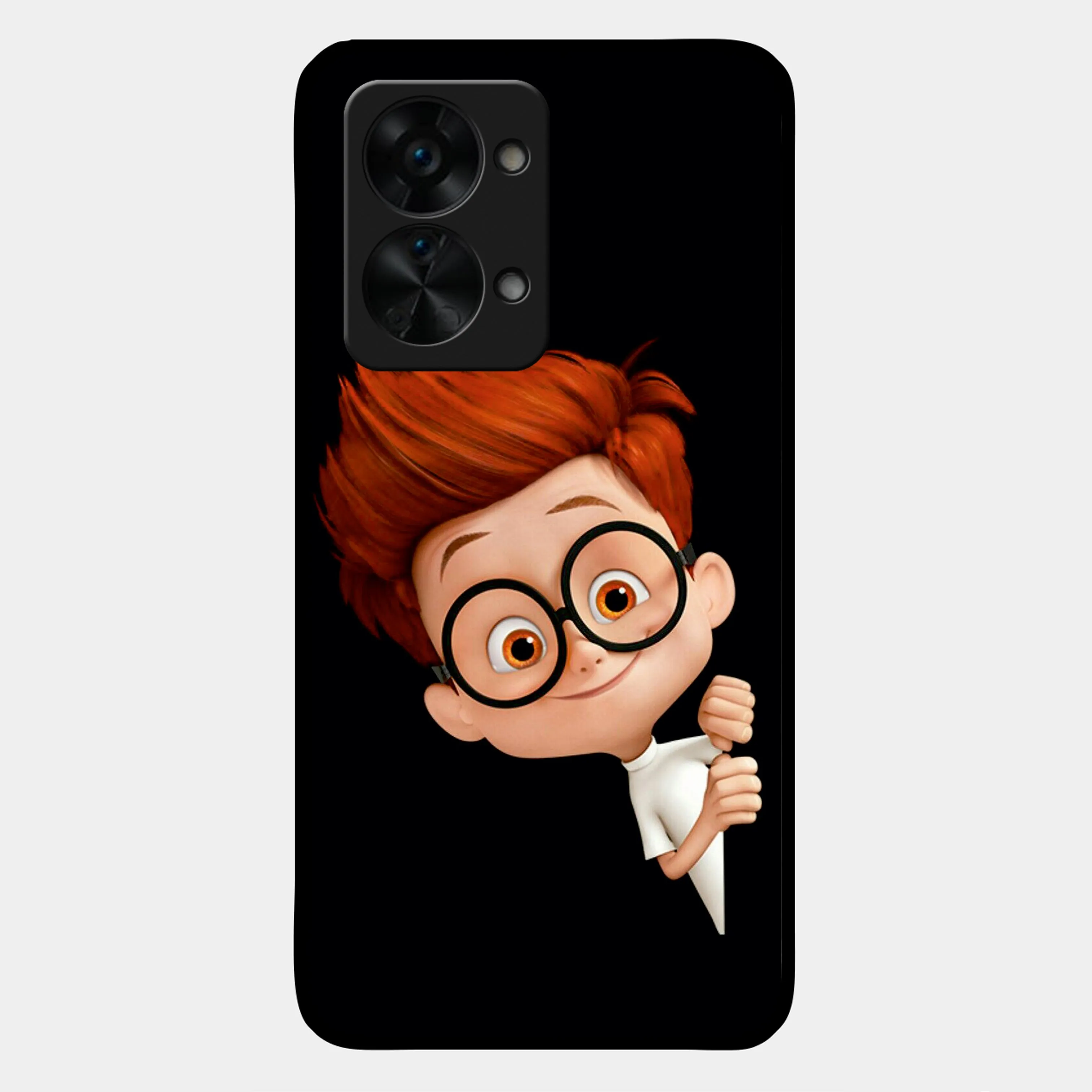 Cartoon Boy Glossy Metal Case Cover For OnePlus