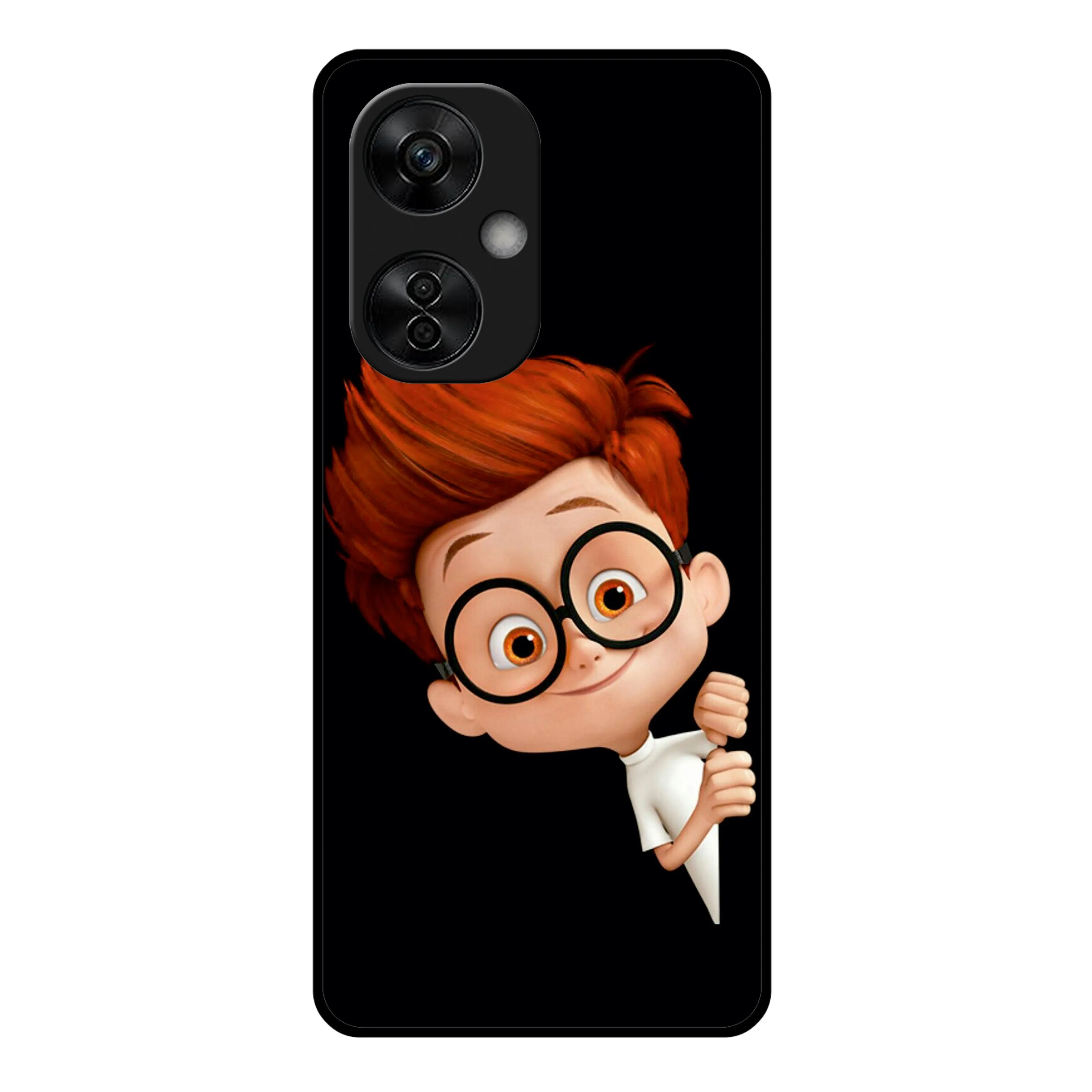 Cartoon Boy Glossy Metal Case Cover For OnePlus
