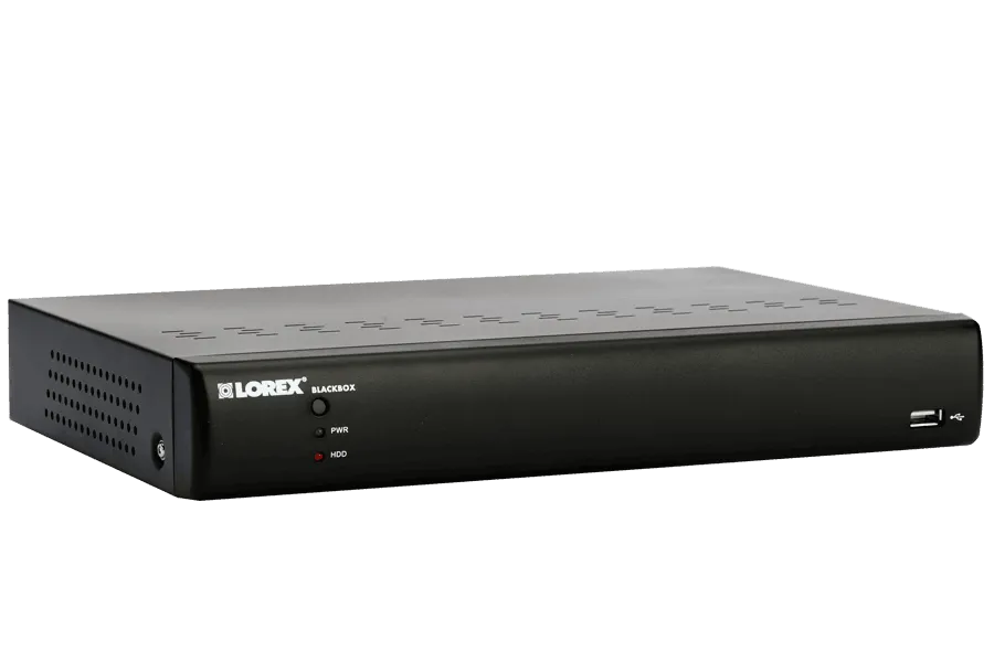 Complete security camera system with indoor and outdoor cameras ECO BlackBox 4ch LED series