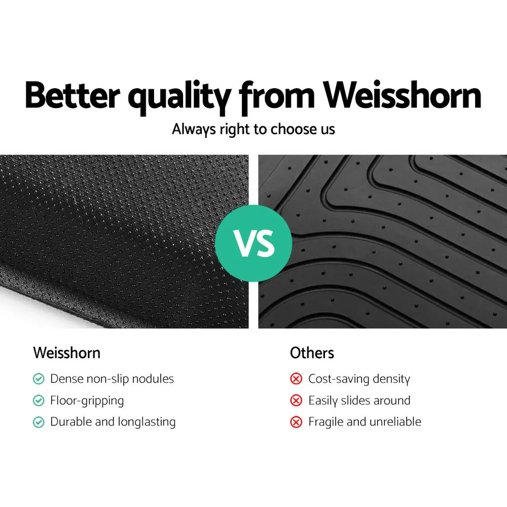 Custom Fit Rubber Car Floor Mats - Mazda BT50 | Weisshorn