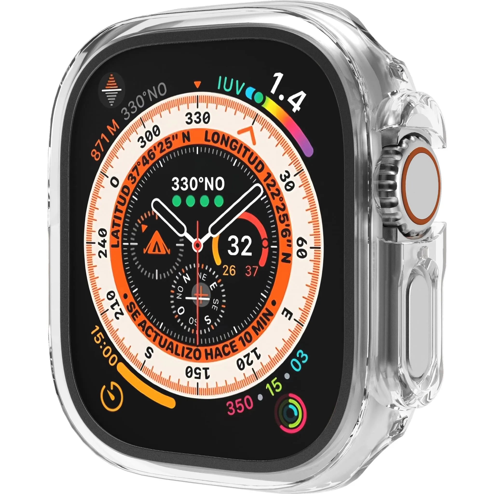Cygnett EdgeShield for Apple Watch Ultra 1-2 49mm (Clear)