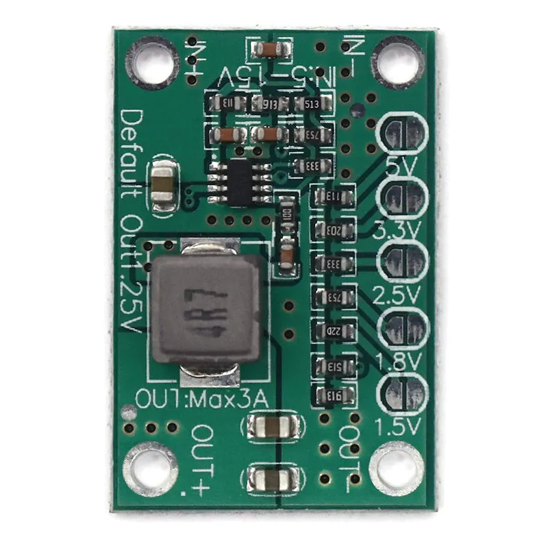 DC to DC Step Down Power Supply Module Buck Converter DC 5-16V To DC 1.25V/1.5V/1.8V/2.5V/3.3V/5V