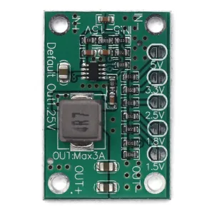 DC to DC Step Down Power Supply Module Buck Converter DC 5-16V To DC 1.25V/1.5V/1.8V/2.5V/3.3V/5V