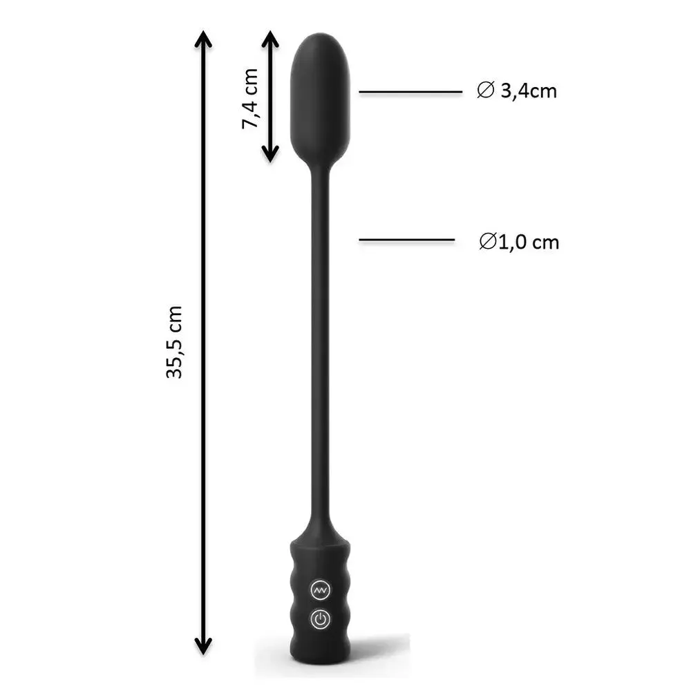 Dorcel Silicone Black Rechargeable Multi Speed Classic Vibrator