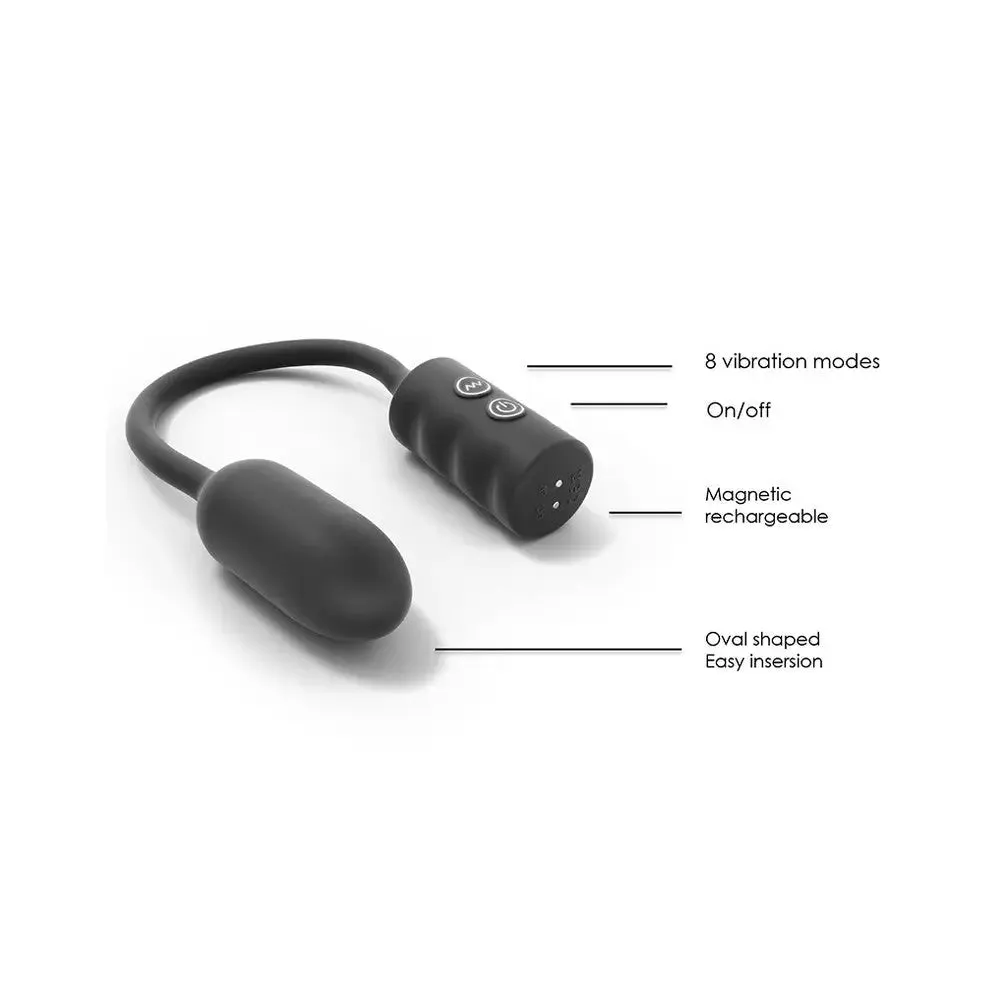 Dorcel Silicone Black Rechargeable Multi Speed Classic Vibrator