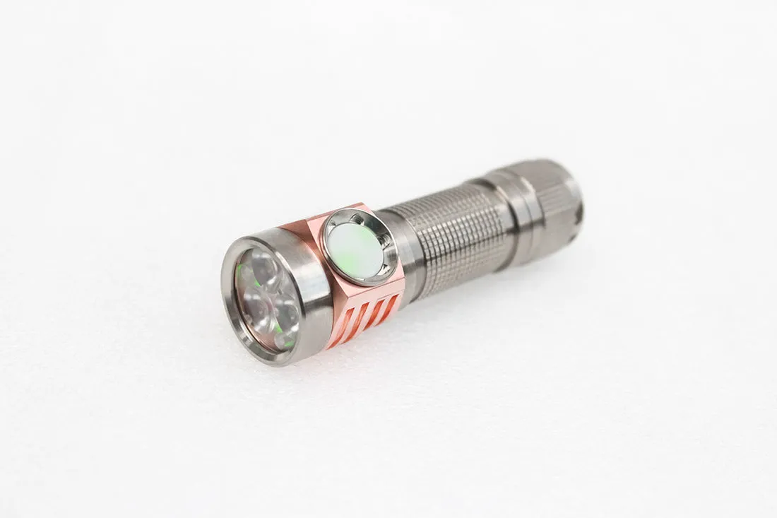 Emisar D3AA TI Titanium 6 X Mule UV AA/14500 Premium Compact LED Flashlight