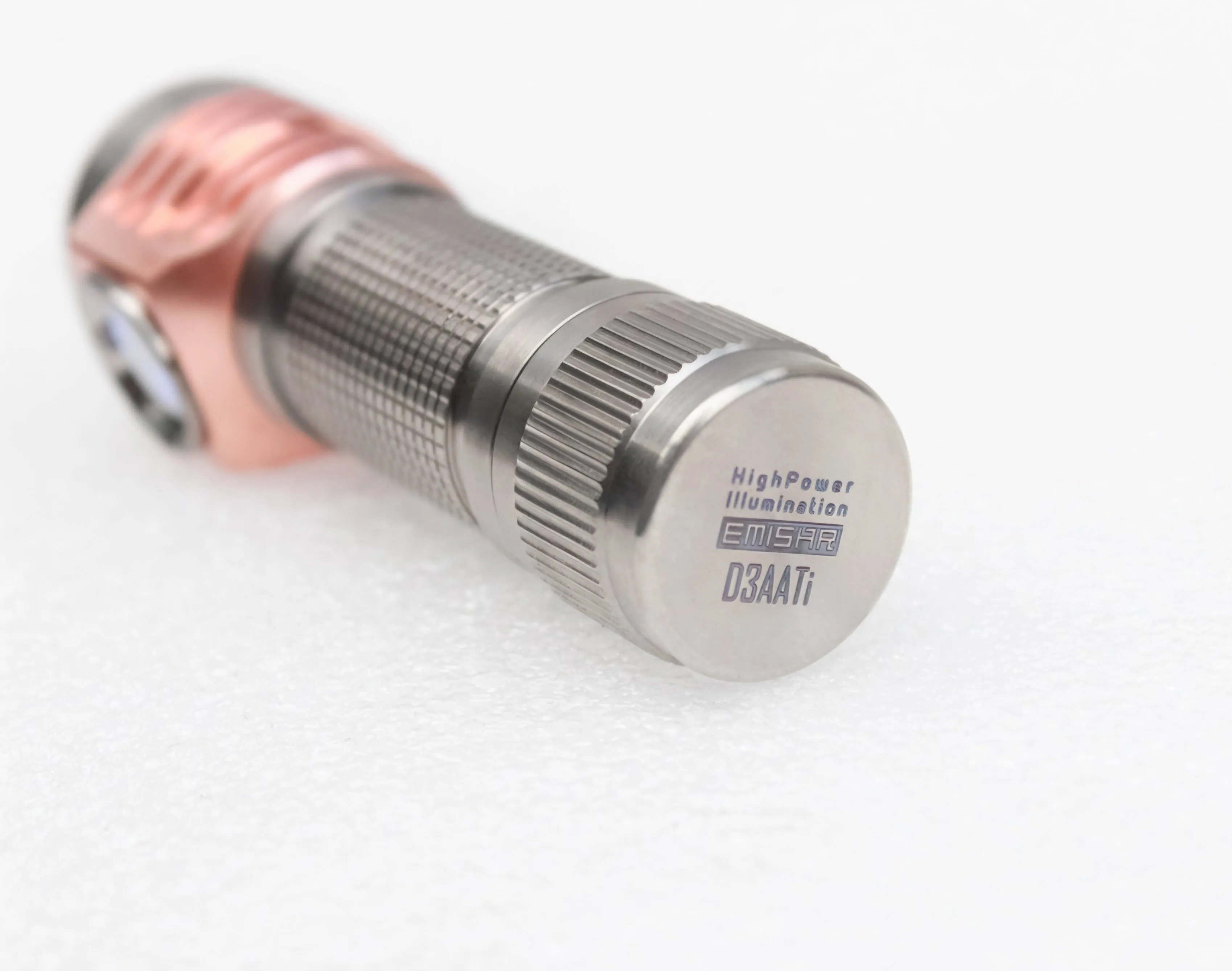 Emisar D3AA TI Titanium 6 X Mule UV AA/14500 Premium Compact LED Flashlight