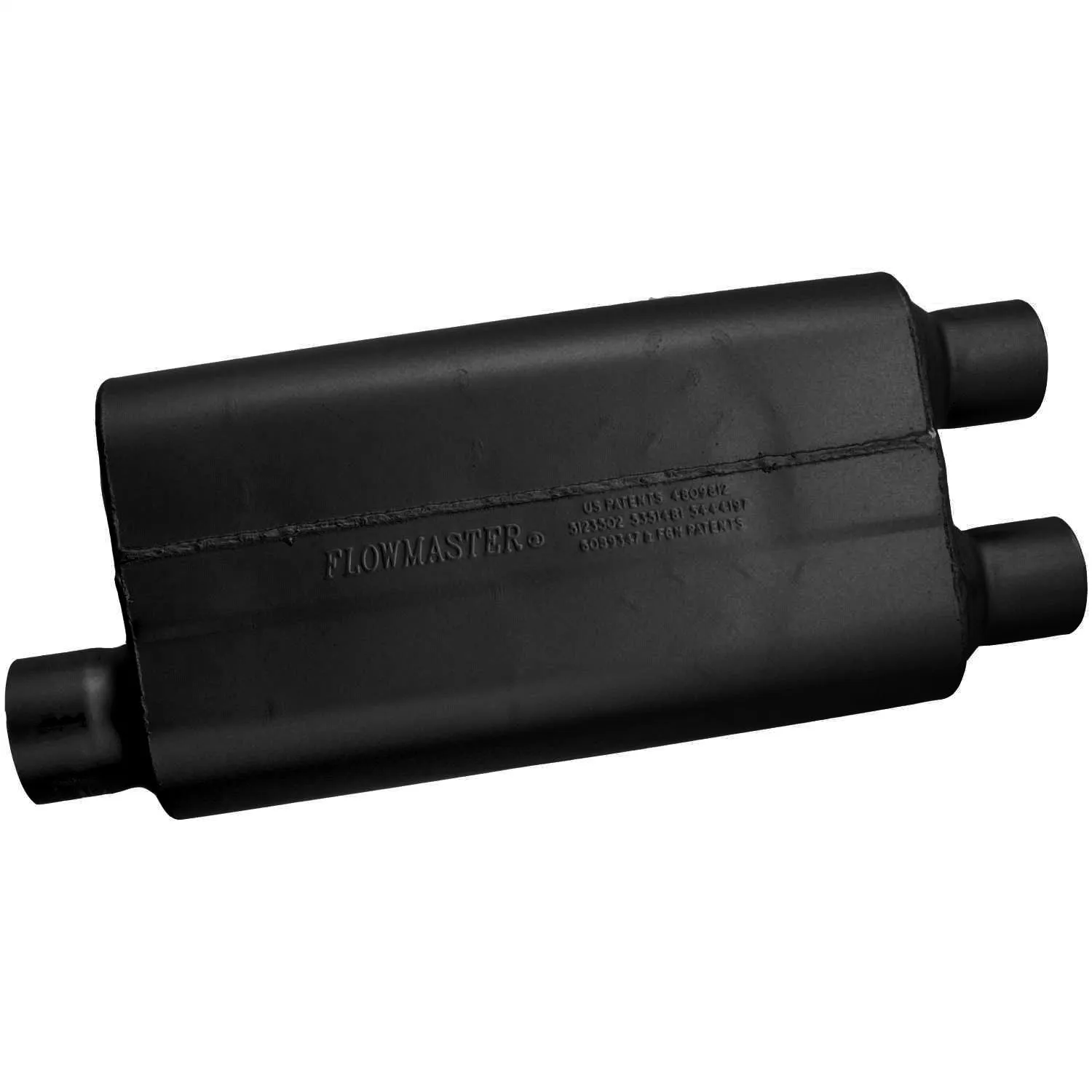 Flowmaster 50 Series Delta Flow Muffler - 3" Offset Inlet / 2.5 Dual Outlet