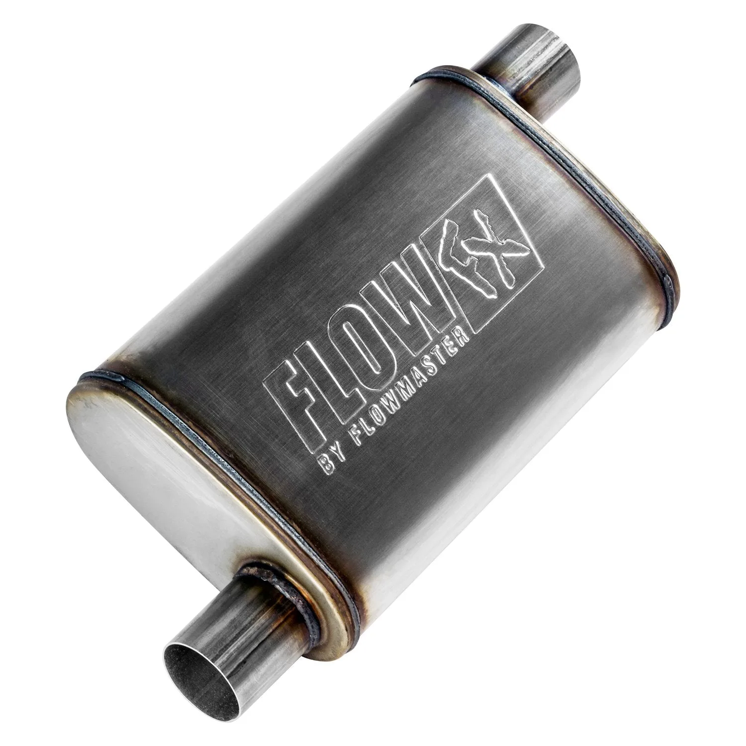Flowmaster Muffler Flow FX (2.25" Offset In/ 2.25" Offset Out) Stainless Steel 71235