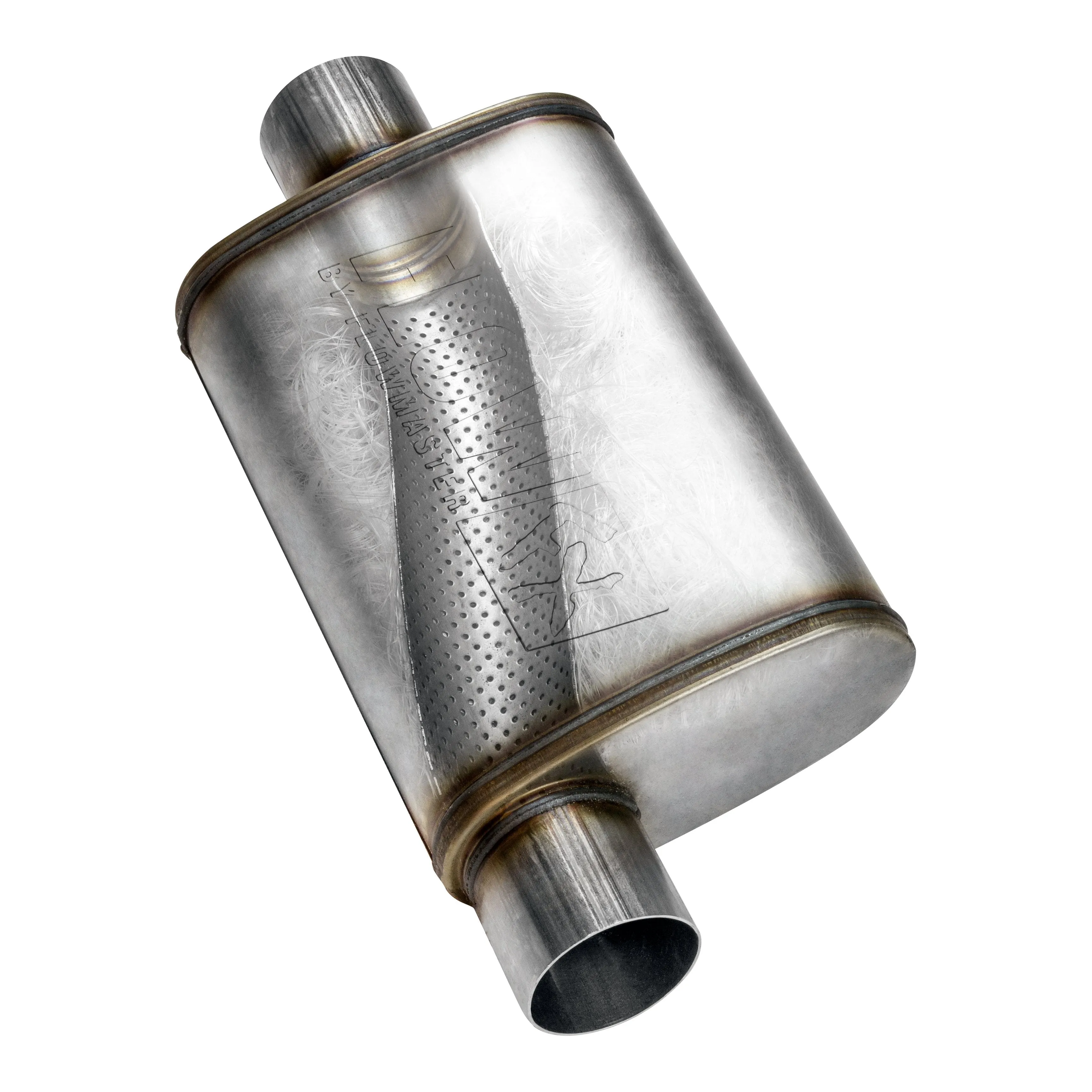Flowmaster Muffler Flow FX (3" Center In/ 2.5" Dual Out) Stainless Steel 72198