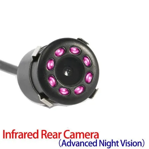 Hippcron Car Rear View Camera 4 LED Night Vision Reversing Auto Parking Monitor CCD Waterproof 170 Degree HD Video