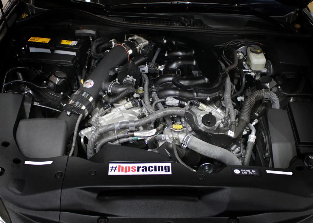 HPS Post MAF Air Intake 27-198WB Lexus RC300 2016-23 Black