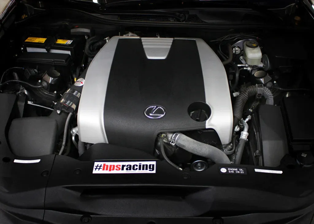 HPS Post MAF Air Intake 27-198WB Lexus RC300 2016-23 Black