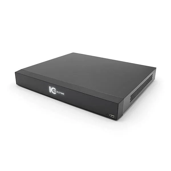 IC Realtime - HDVR-MX0402-1U5MP-AI2 / 4Ch Coax   2 IP / Shelf-Mount Pentabrid /10TB Max (Starting At 2TB HDD) / 5MP/6MP (Coax/ IP) Support / 32Mbps Bandwidth
