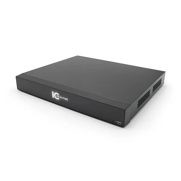 IC Realtime - HDVR-MX1616-1U4K-AI3 / 16Ch Coax   16 IP / Shelf-Mount Pentabrid / 20TB Max (Starting At 4TB HDD) / 8MP (Coax & IP) Support / 128MBPS Bandwidth