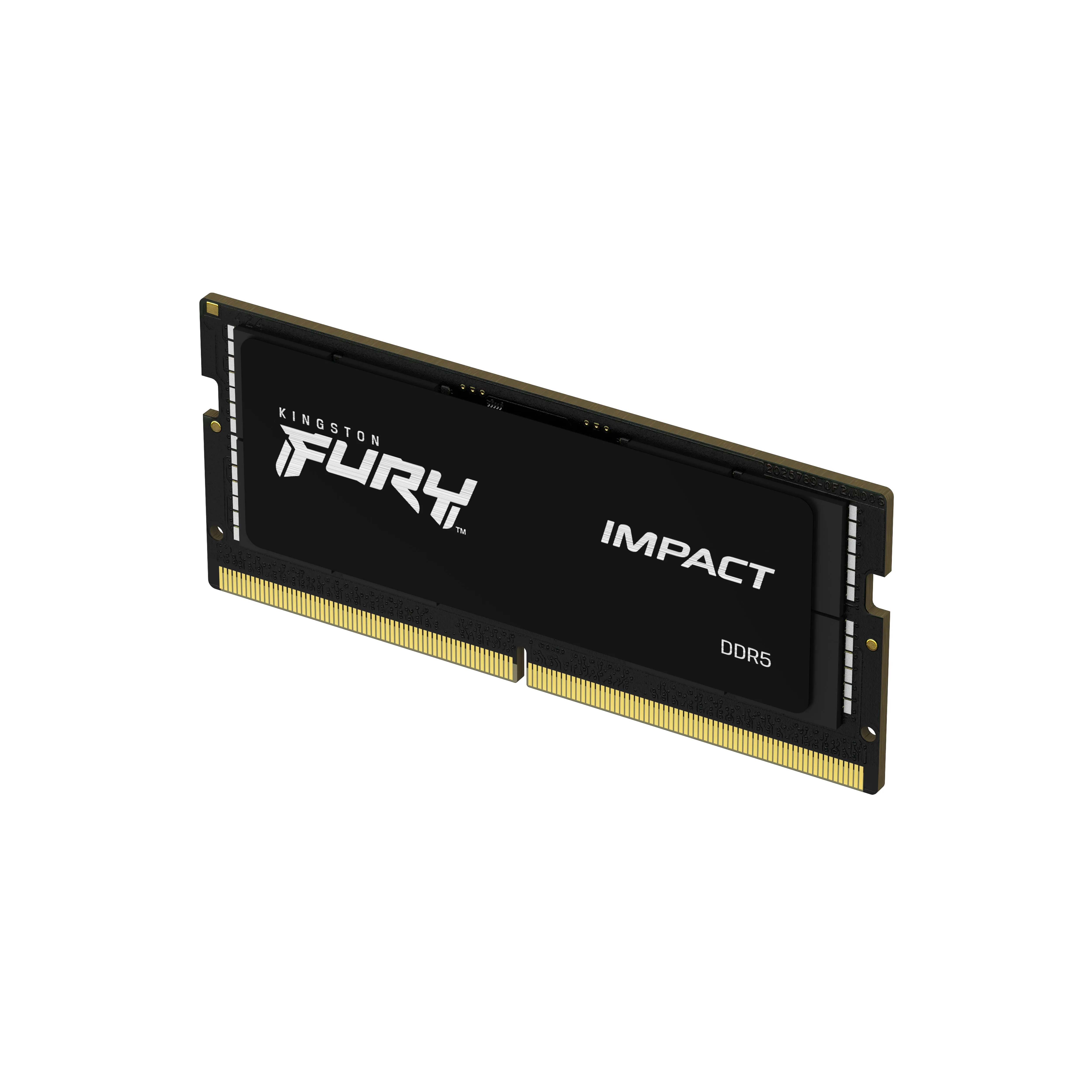 Kingston Ram Fury Impact - 32 Gb (2 X 16 Gb Kit) - Ddr5 6400 So-Dimm Cl38