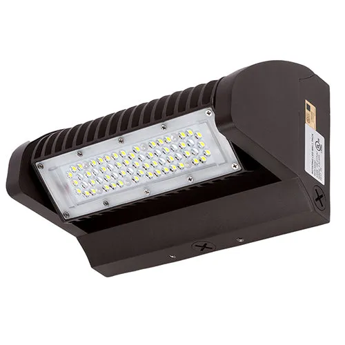 LED Rotatable Wall Pack, 40W, 5000K, 5,000 Lumens