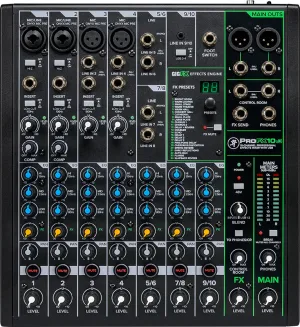 Mackie PROFX10V3 10-Channel Professional Effects Mixer With USB